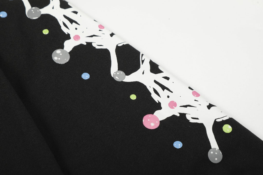 Sp5der Black Splatter Graphic Matching Set
